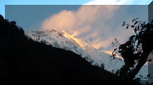 Sonnenaufgang Annapurna South