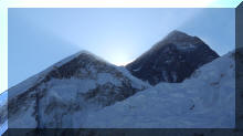 Sonnenauf gang am Everest