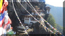 Taktsang Kloster (Tigernest) in Bhutan