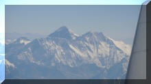 Everest View auf dem Flug von Paro nach Kathmandu