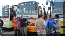 Touristenbus nach Kathmandu