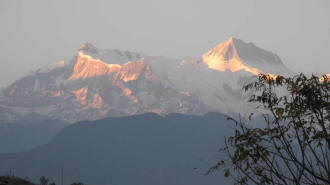 Annapurna Range in Pokhara